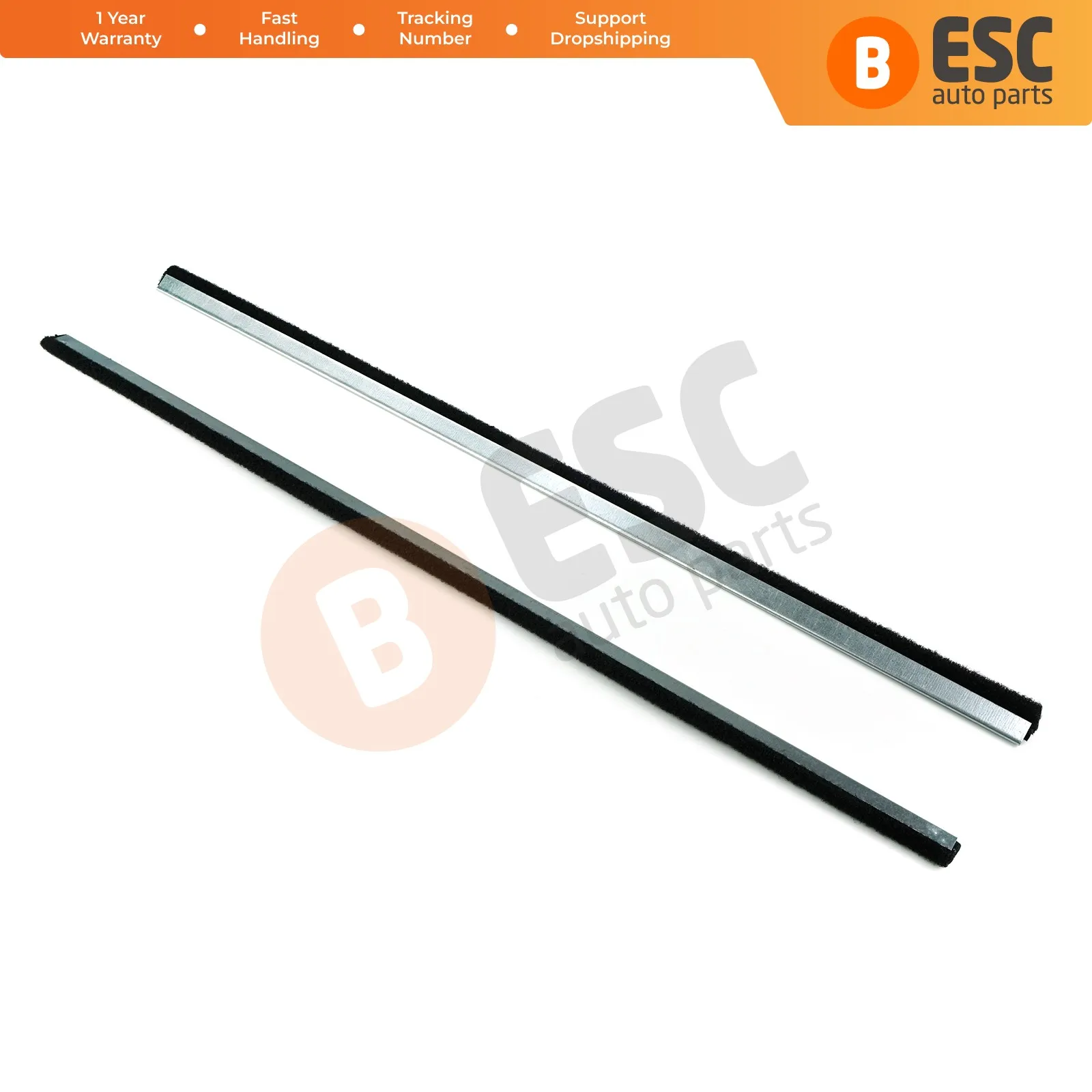 

ESR534-1 Sunroof Seal Scraper Side Brush Gasket Metal 1087820198 for Mercedes W123 S123 C123 W126 W108 W109 W110 112 114 115