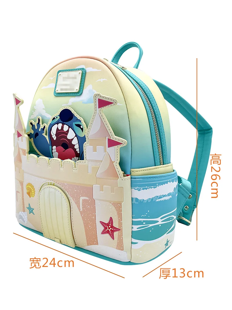  Loungefly Disney Stitch Sandcastle Beach Surprise Mini Backpack