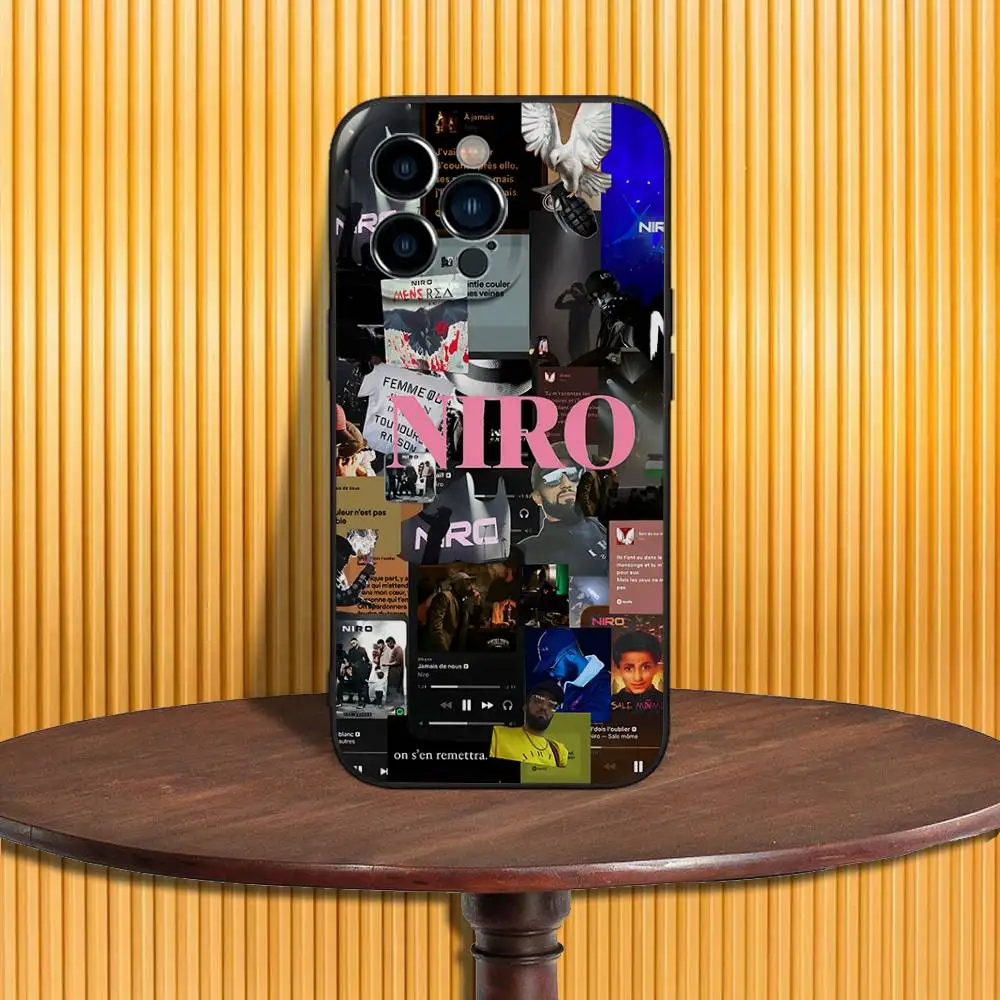 Sleek Soft Black Phone Case by N-NIRO OX7