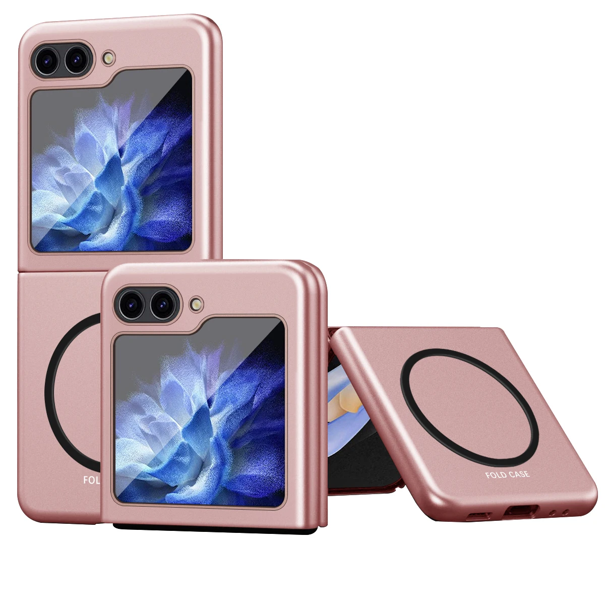 

For Samsung Galaxy Z Flip 6 5 4 3 5G Case Ultra Thin Skin-friendly Matte Magnetic Folding Shockproof Protection Hard Back Cover