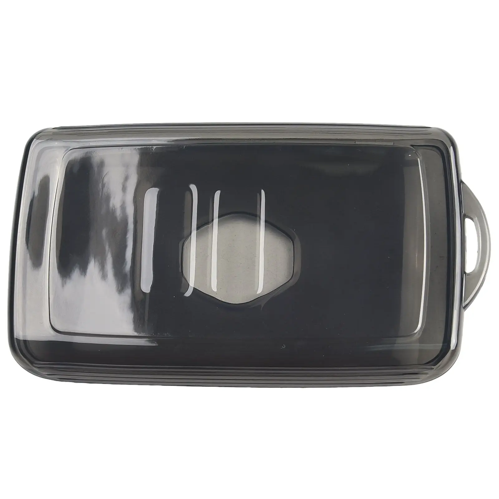 1Pc Key Case Cover Per Renault Koleos Kadjar Captur Kiger Nero Trasparente Car Key Fob Case Cover Accessori Interni Auto