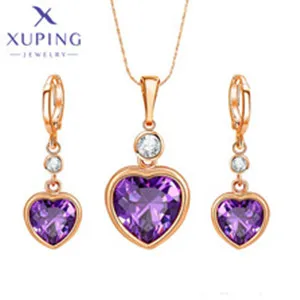 Xuping Jewelry Modische Damen-Huggies-Ohrringe mit buntem, blumenförmigem Synthese-Zirkonia 98251 – Detail 26