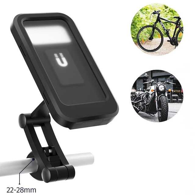 Waterproof Motorcycle Bike Mobile Phone Holder Support Universal