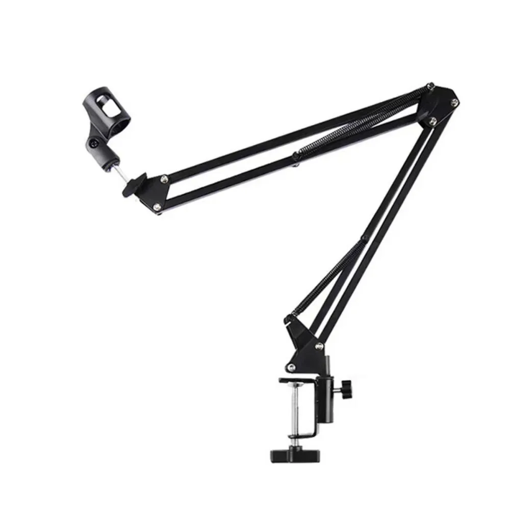Microphone Stand Professional Flexible Desktop Microphone Hanging Adjustable Boom Scissor Arm Stand for Podcast Streaming Youtube