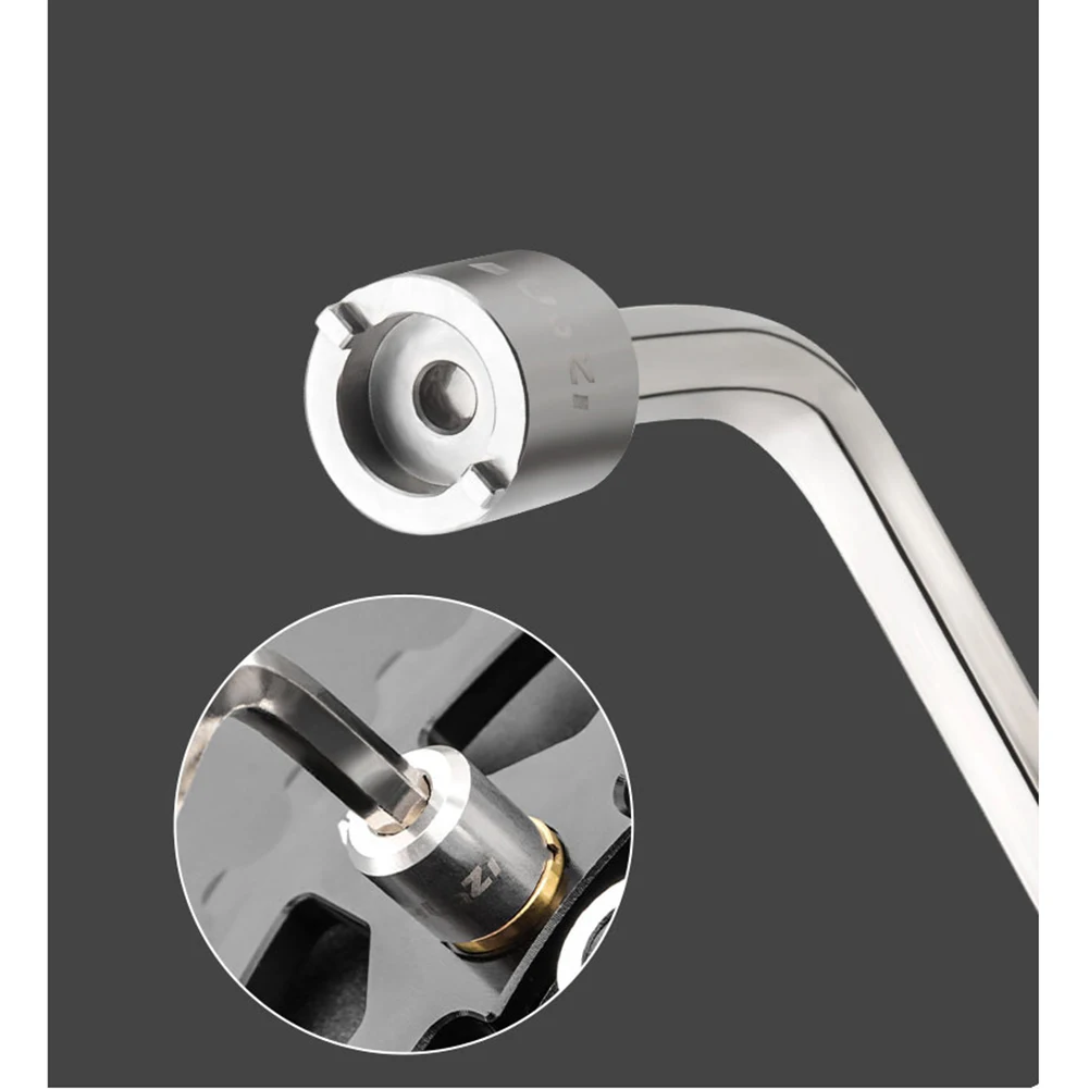 

High Quality Hot New Practical Chainring Nut Wrench Bicycle For Chainring Bolt 77.4*29mm Accessory Replacement