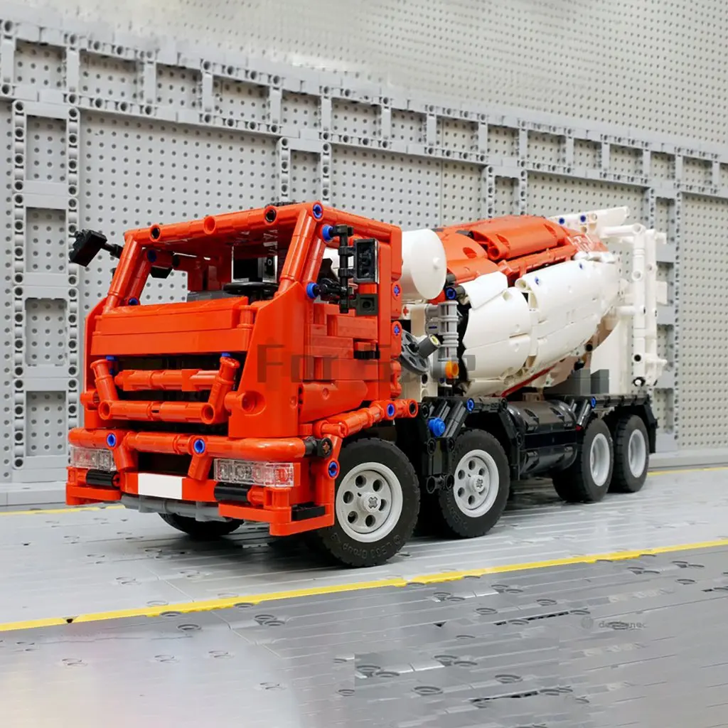 

MOC-46913 Concrete Mixer Truck Static model Building Blocks Stitch Toys For adults Kids Boys And Girls Ages 12+