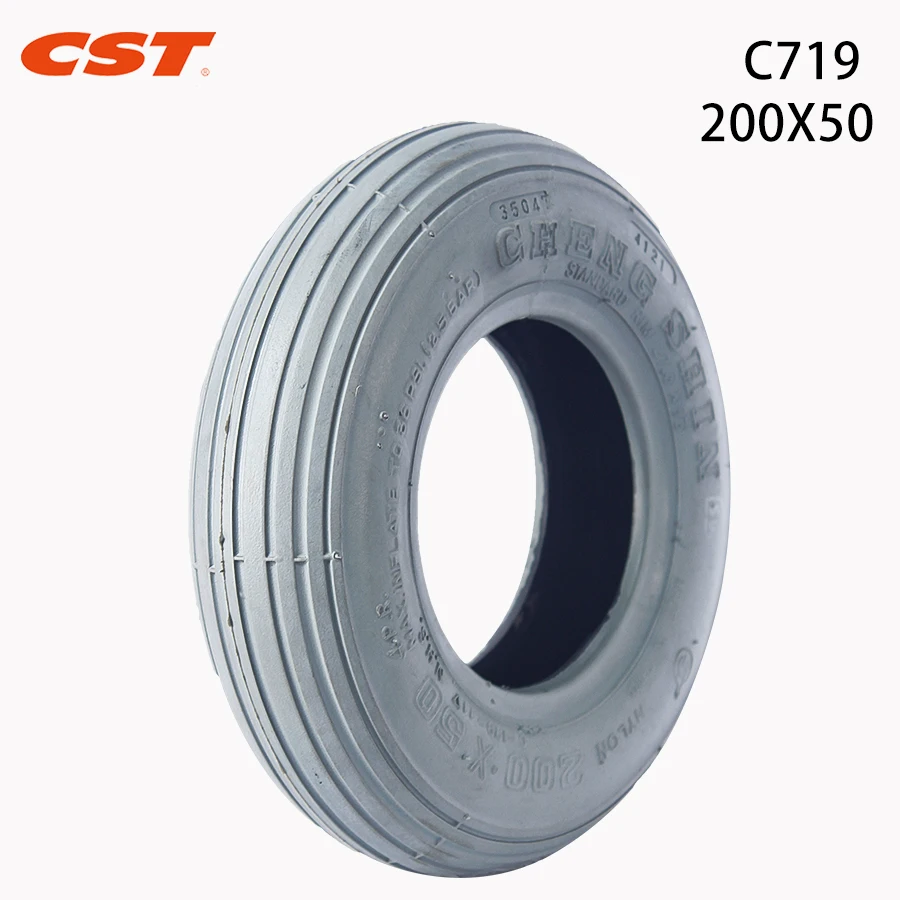 CST 200x50 Inner Outer Tire 8 Inch Mini Electric Scooter Tyre Electric Vehicle 200*50 Tire Accessories