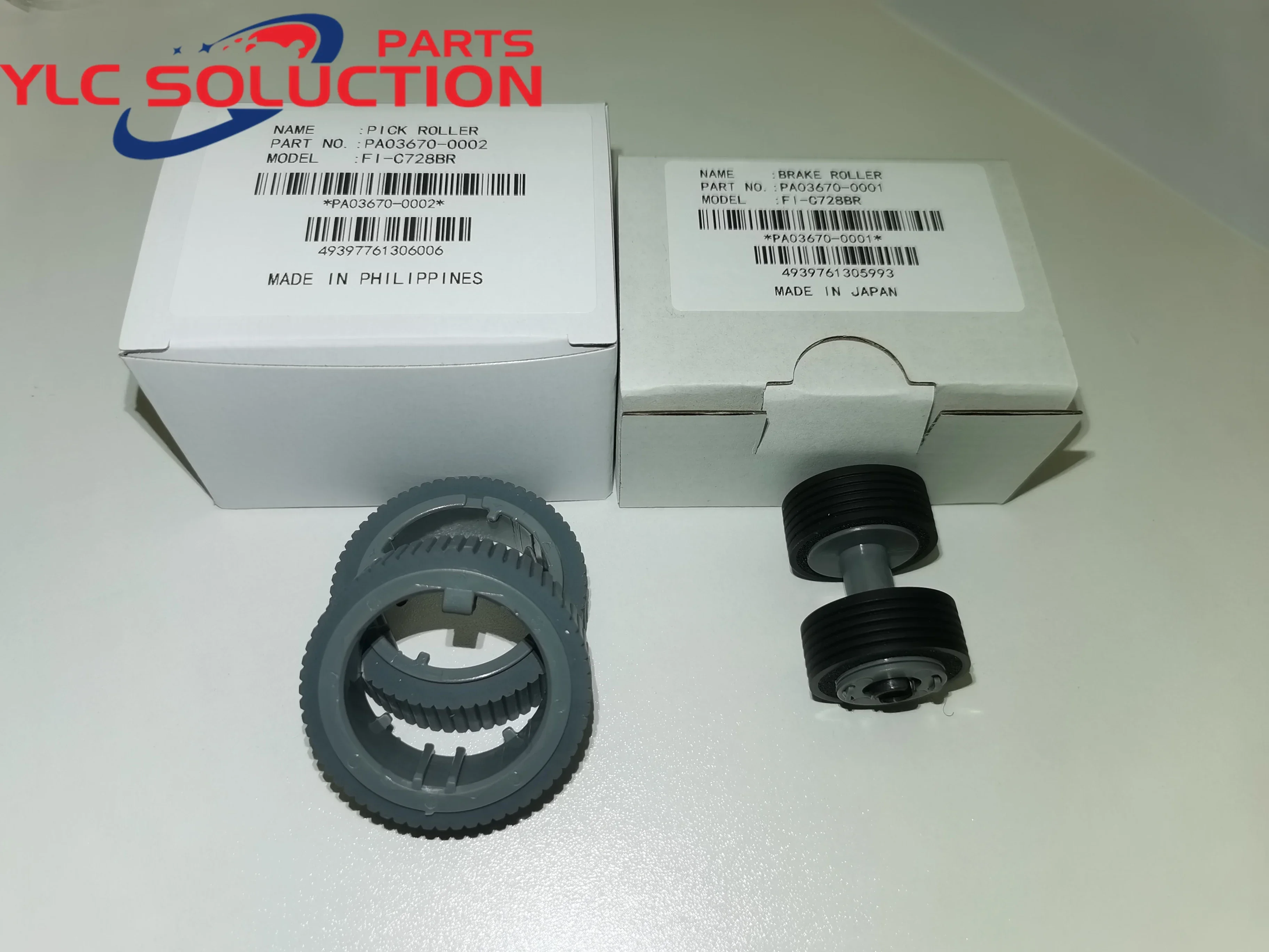 Fi 6770 Fujitsu Intendvision Scanner Brake Pick Roller Set For Fujitsu Fi-7140 Fi-7240 Fi-7160 Fi-7260 Fi-7180 Fi-7280 Fi-7300NX, Part No PA03670-0001 PA03670-0002 Pickup Brake Roller Tire For Fi-7160 Fi-7260 10 Set Fi 6770 Fujitsu Intendvision Scanner Brake Pick Roller Set For Fujitsu Fi-7140 Fi-7240 Fi-7160 Fi-7260 Fi-7180 Fi-7280 Fi-7300NX, Part No PA03670-0001 PA03670-0002 Pickup Brake Roller Tire For Fi-7160 Fi-7260 10 Set