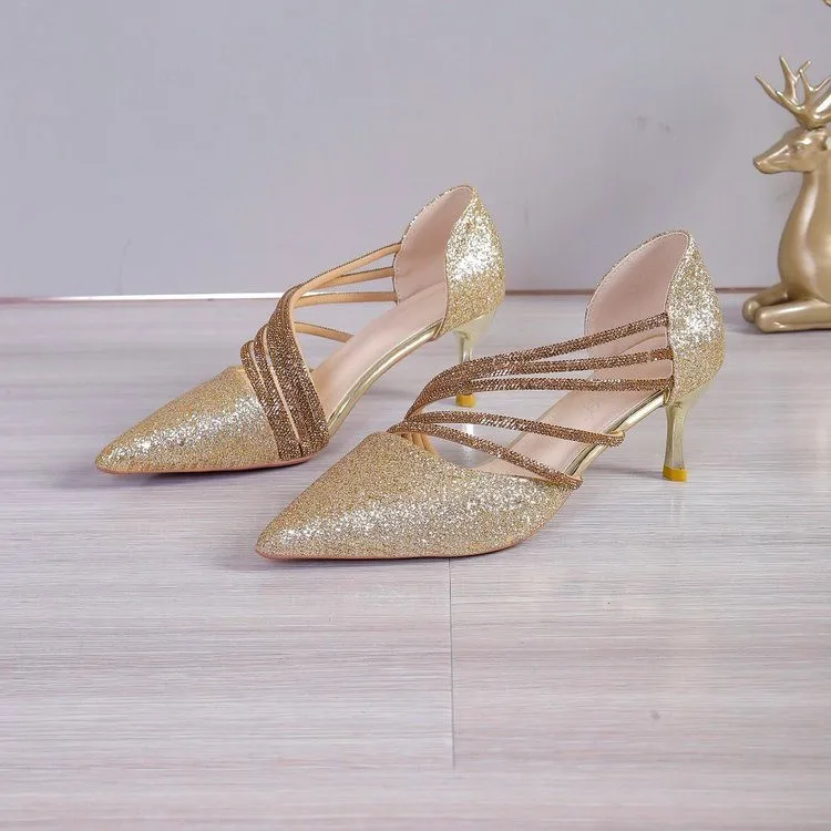 صنادل امرأة أحذية جلدية مخملية تناسب الإناث البيج...