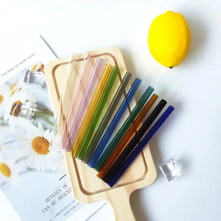 Kikkerland Design 11 Bright Reusable Straws 