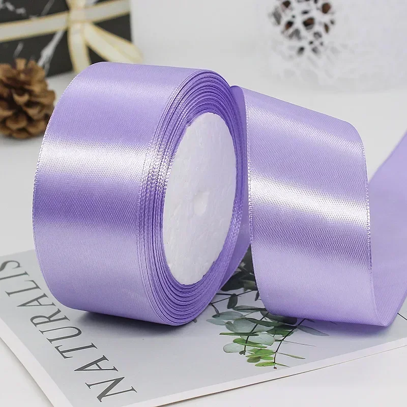 Elegant Satin Ribbons for Decoration and Crafting - 25 Yards