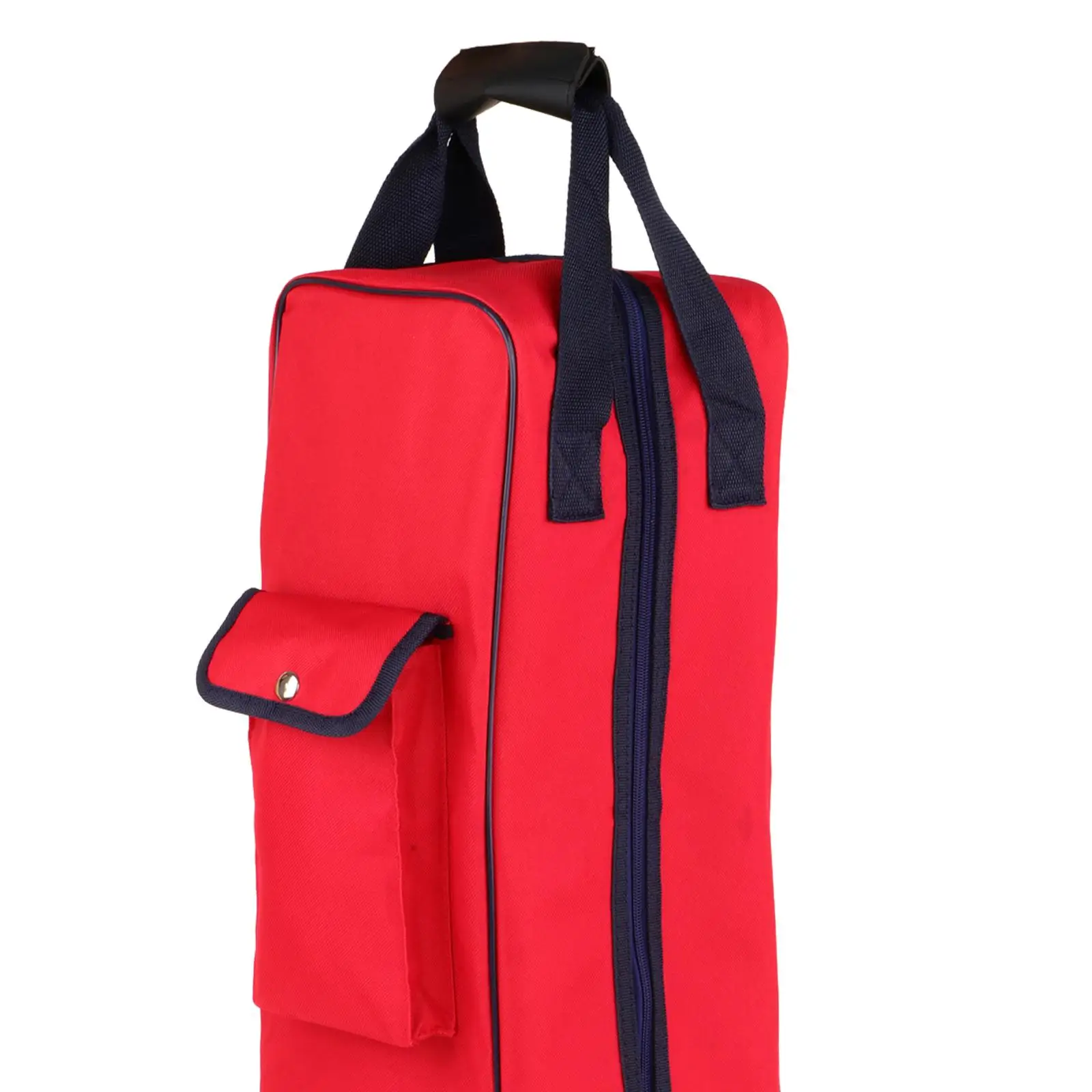 Portable Knight Boot Bag with Top Handle Side Pocket Versatile Waterproof Zipper Closure for Rock Climbing Shoes Storage Bag