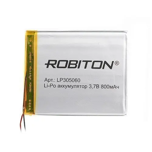 Battery ROBITON LP305060 V 800 mAh PK1 | - Цена: 350,00 руб.