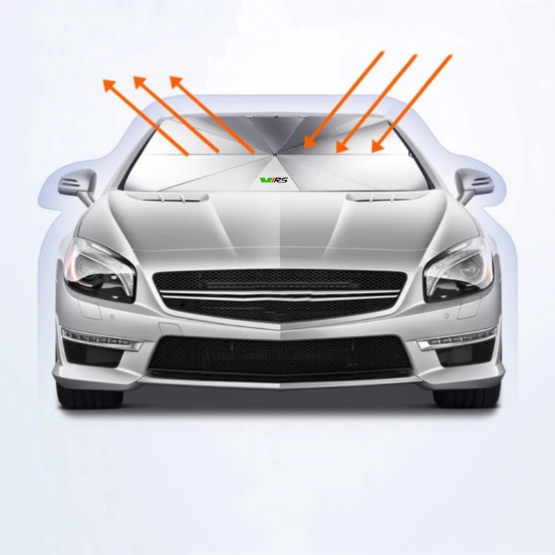 Front Car Windshield Sunshade Umbrella Summer Window Curtain Sun