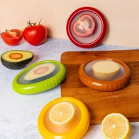 Avocado Storage Organizer, Silicone Fruit Storage Box, Fruit and Vegetable Antioxidant Storage Box, Reusable Avocado Storage 1