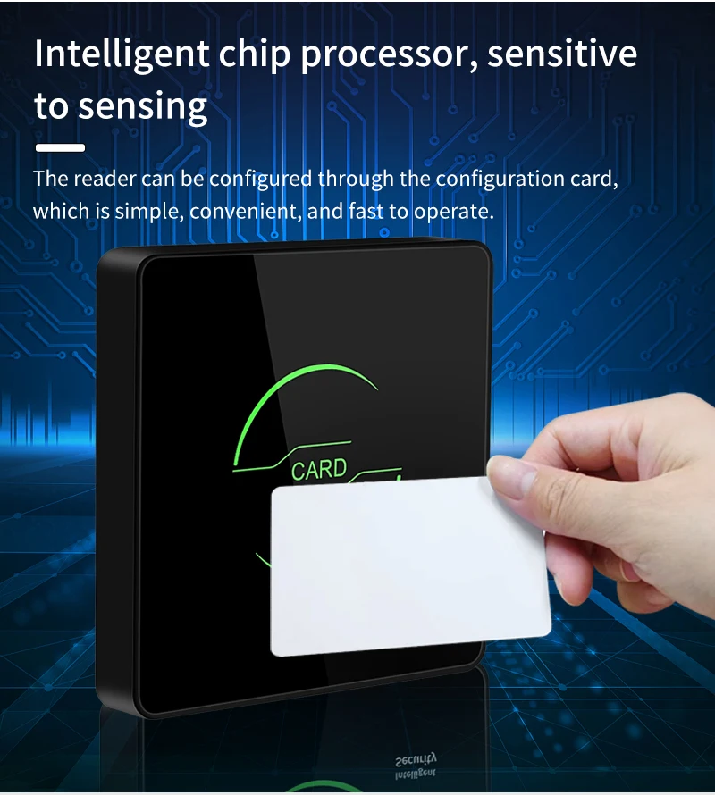 T886R Metal RFID Card 125Khz Proximity Card Access Control Slave Reader Wiegand