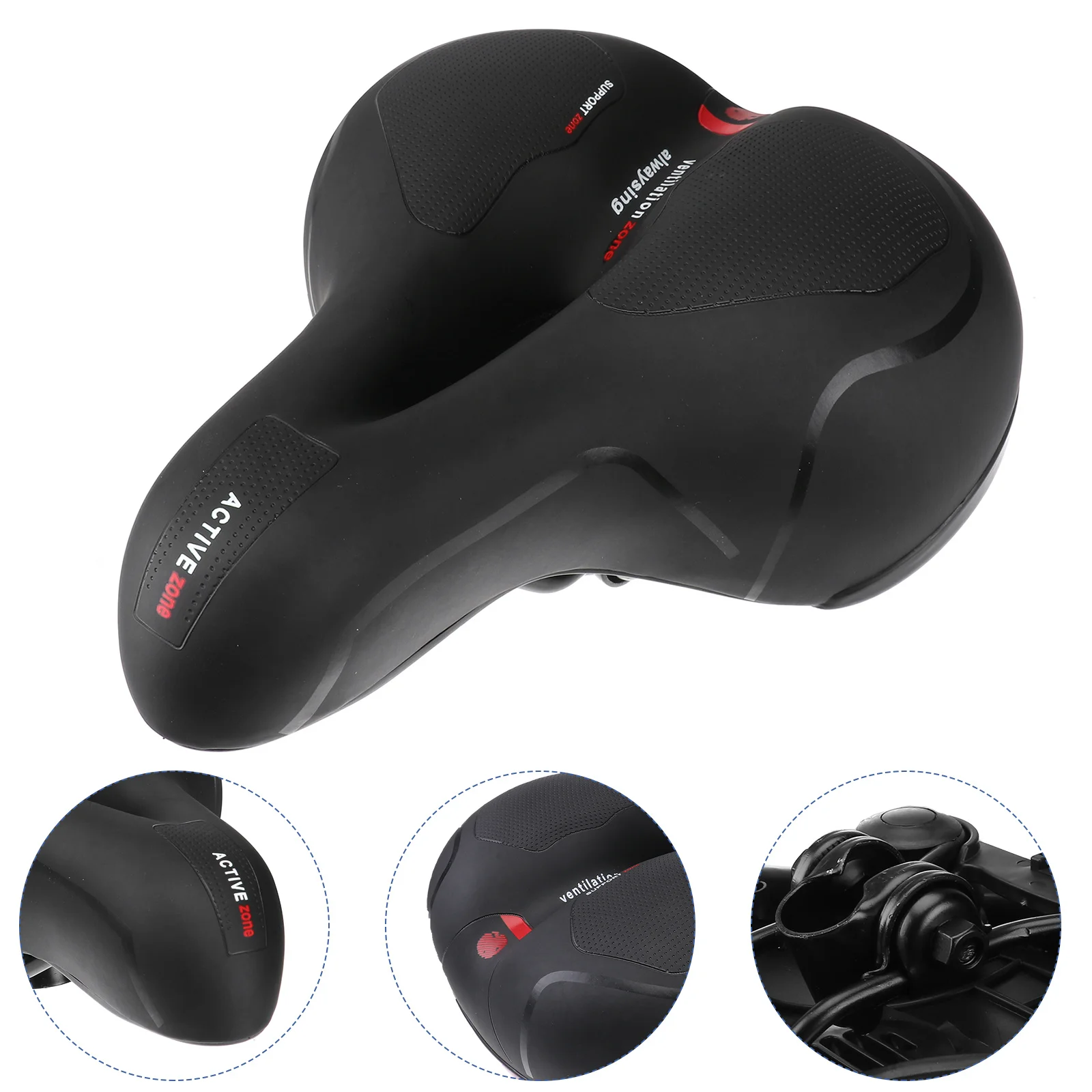 

Bike Bicycle Seat Bicycle Saddle Foam Soft Comfortable Bike Accessory Bike Seat for Cycling