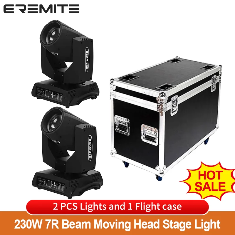 

Светильник s 1Flycase Beam 7r 230 Вт сценический светильник с подвижной головкой Light Dmx управление вечеринка Свадьба Dj Бар эффекты машина светодиодная лампа точечная мойка Zoom 2 шт.