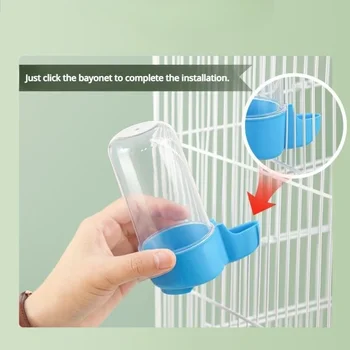 Hanging Pet Feeder Squirrel Parrot Water Dispenser Pet Bird Food Box Cage Accessories Birds Supplies 5