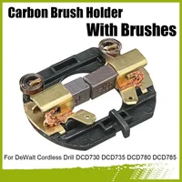 1PC 45*35*11mm Carbon Fiber Brush Holder With Brush Cordless Drill Carbon Brush Brushes For DCD730 DCD735 DCD780 DCD785 1