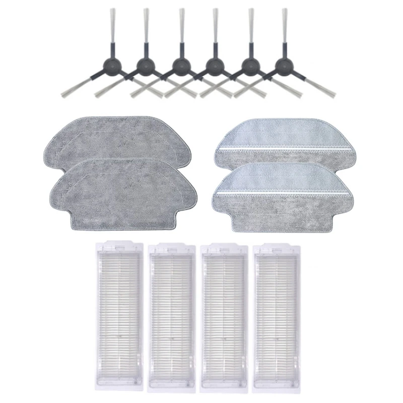 

Side Brush Mop Cloth HEPA Filter for Xiaomi Mijia STYJ02YM for Viomi V2 PRO V-RVCLM21B Accessories Vacuum Cleaner Parts
