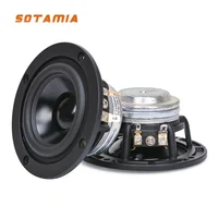 SOTAMIA 2Pcs 3 Inch Full Range Speaker 4 Ohm 30W HiFi Sound Speaker Rubber Edge Aluminum Basin Neodymium Audio Loudspeaker 1