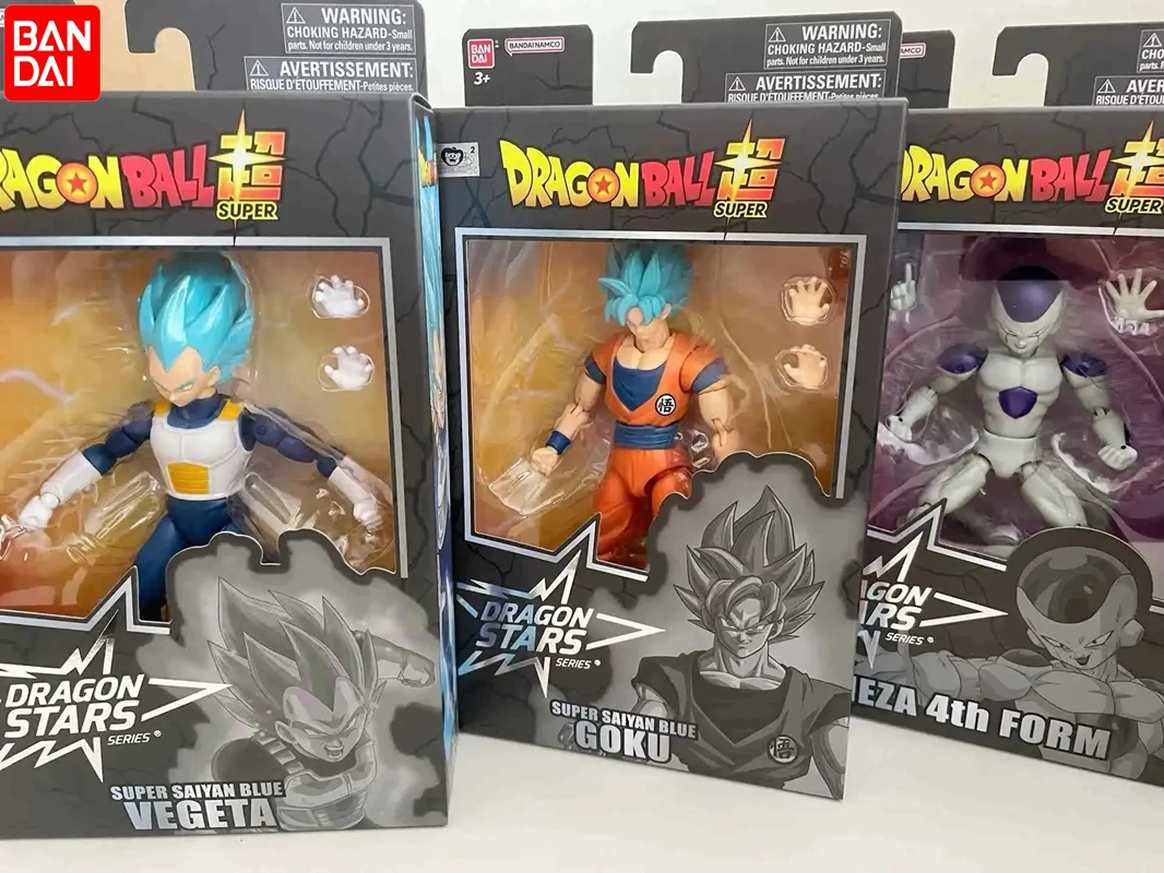 

Bandai Genuine Dragon Ball Super Dragon Star Super Saiyan Son Goku Vegeta Frieza 4th Form Collection Model Toy Boy Birthday Gift