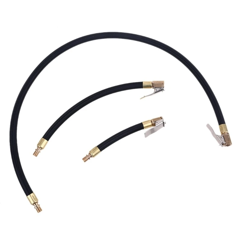 10/20/40/60cm Car Air Hose Tire Inflator Selflocking Air Chuck Tire