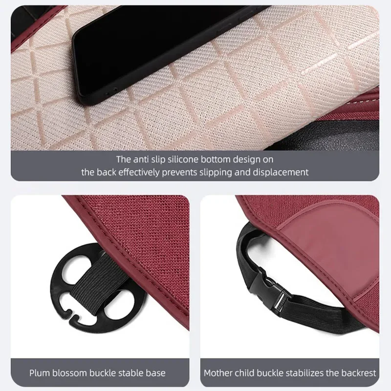 허브캡 자동차 아이스 실크 시트 쿠션 통기성 보호 패드 폭스바겐 VW R라인 R 골프 아테온 제타 T-ROC 아틀라스용 자동차 인테리어