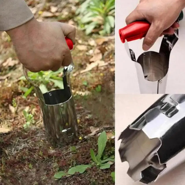 Palánta Transzplanter Vas Mezőgazdasági Transzplantáló Szerszám Fogantyú Tulipán Izzó A Kerti Tavaszi Kertészeti Eszközhöz - Image 2