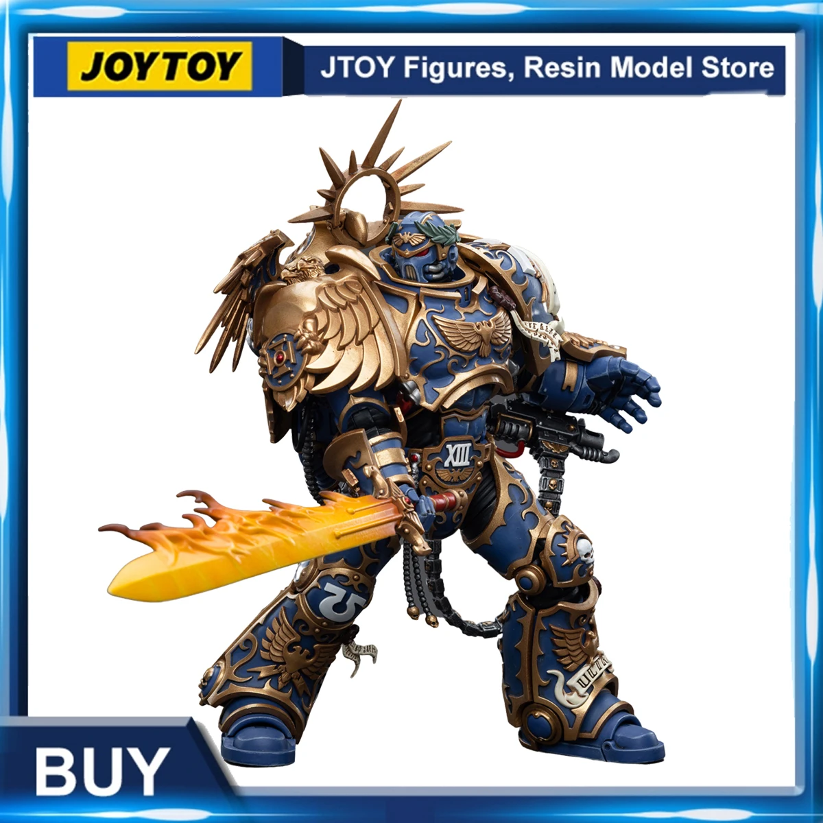 [IN-STOCK]JOYTOY Warhammer 40K 1/18 Action Figures NEW Ultramarines Outriders Victrix Guard Guilliman Anime Model Toys Gift