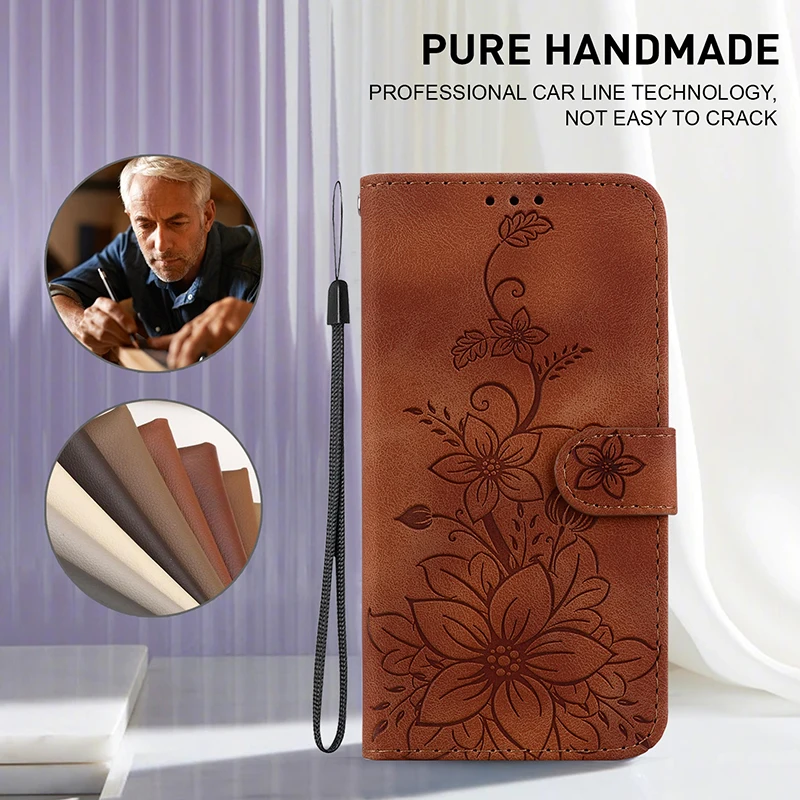Stand Flip Wallet Case for OPPO Reno 10 9 8 8T 8Z 7z 7 11 Pro Plus 4G 5G 7 Lite Reno 13F 11F 12F 5G Leather Protect Cover — view 2