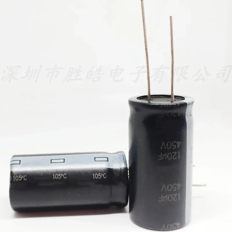 (5PCS)  450V120UF  Volume：18x30MM  Aluminum Electrolytic Capacitors  450V120UF  High Quality 5pcs high quality high quality into 250 v 220 uf electrolytic capacitors 450 v 68 uf volume 18 25 mm