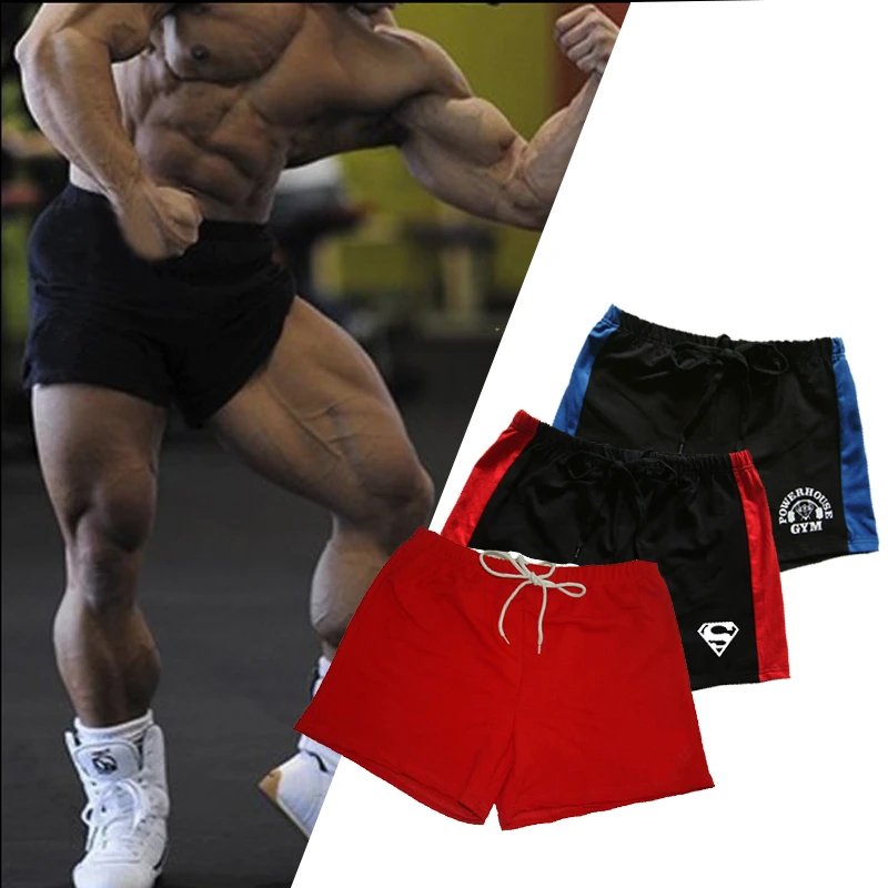 

Summer Running Shorts Men Cotton Sports Jogging Fitness Shorts Training Weightlifting Mens Gym Men Shorts Sport Gym Short Pants
