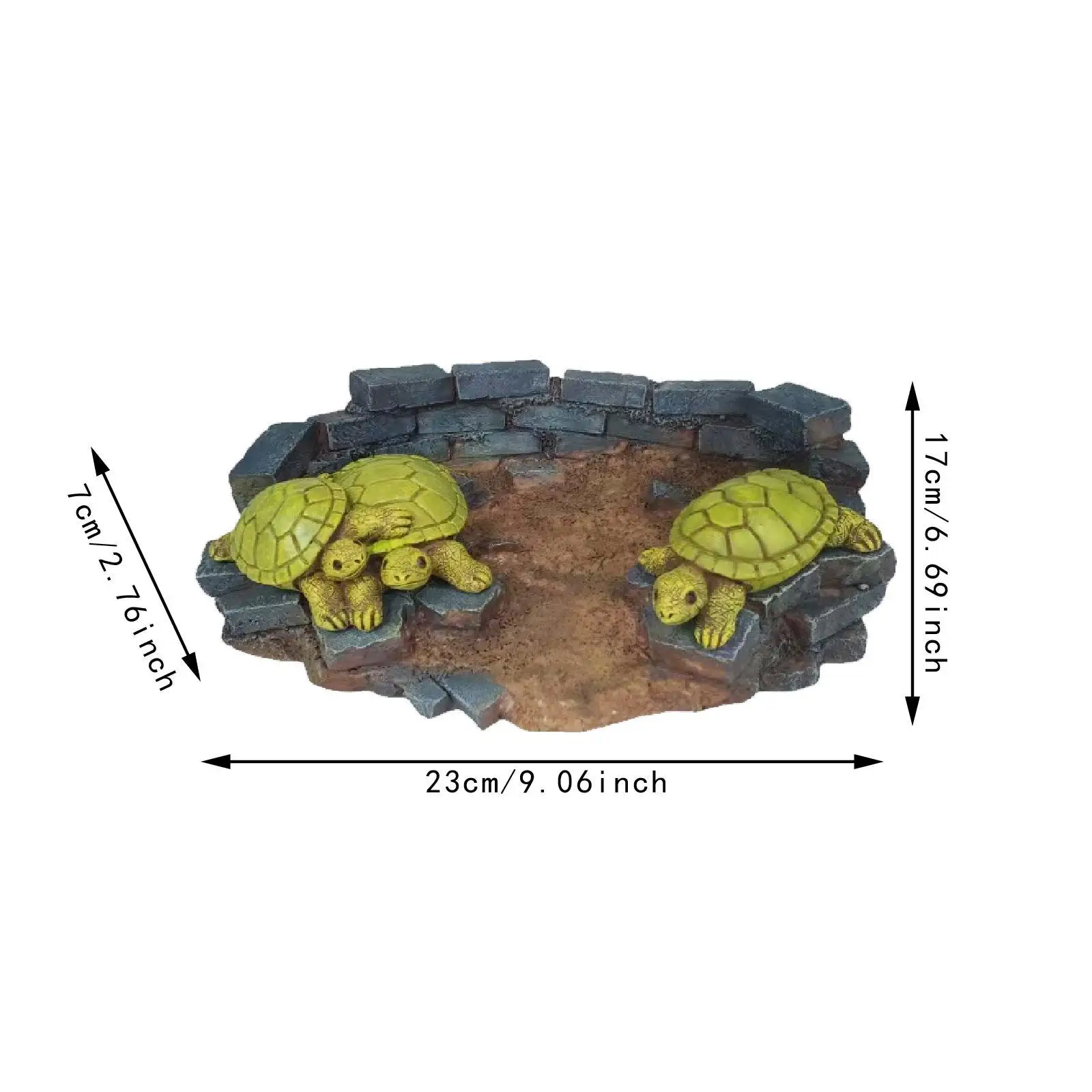 Gutter Downspout Yard Animal Sculpture Patio Decorative Turtle Splash Block