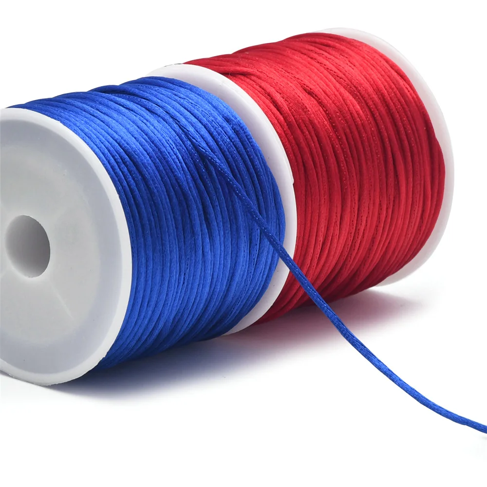 Wine 3 mm Rattail Satin Cord 100 Yards