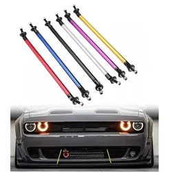 Universal Car Front Bumper Lip Protector Support Bars - 2pcs Set (Purple 10cm)
