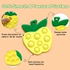 Cute Apple Baby Silicone Teethers Food Grade Infant Nursing Teething Toys for Boys Girls Newborn Gift BPA Free Baby Accessories 4