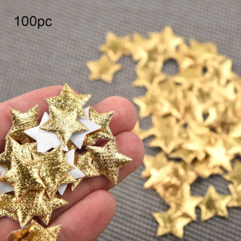 100 Stück Gold/Silber Sterne für Weihnachten Party Dekor Schaumstoff Sterne DIY Scrapbook Karten Ornamente Verzierungen Zubehör