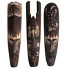 Solid Wood Mask For Wall Decoration African Facebook Bar Ktv Restaurant Wall Hanging Thai Woodcut Decoration-AA68 1