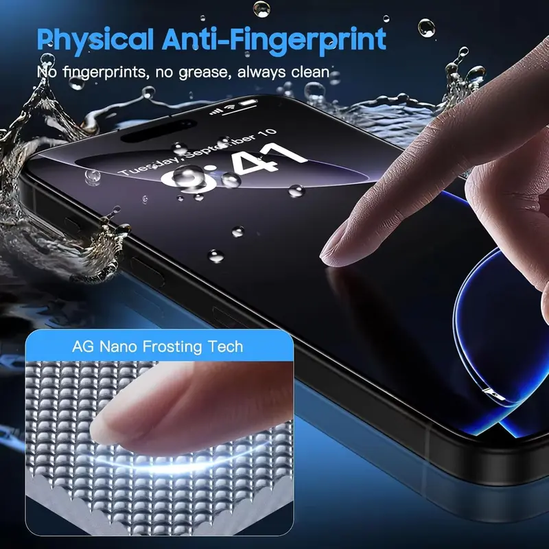 Matte Privacy Screen Protector For iPhone 17 Pro Max Air 16 14 15 13 11 12 18 Pro Max 7 8 Plus XR XS X SE 2 3 Soft Ceramic Film - Image 4
