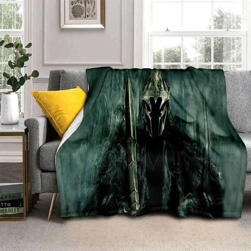 L-Lord of-f the Rings H-Hobbit HD Blanket Soft Throw Blanket for Home Bedroom Bed Sofa Travel Office Solid Cover Blanket Adult
