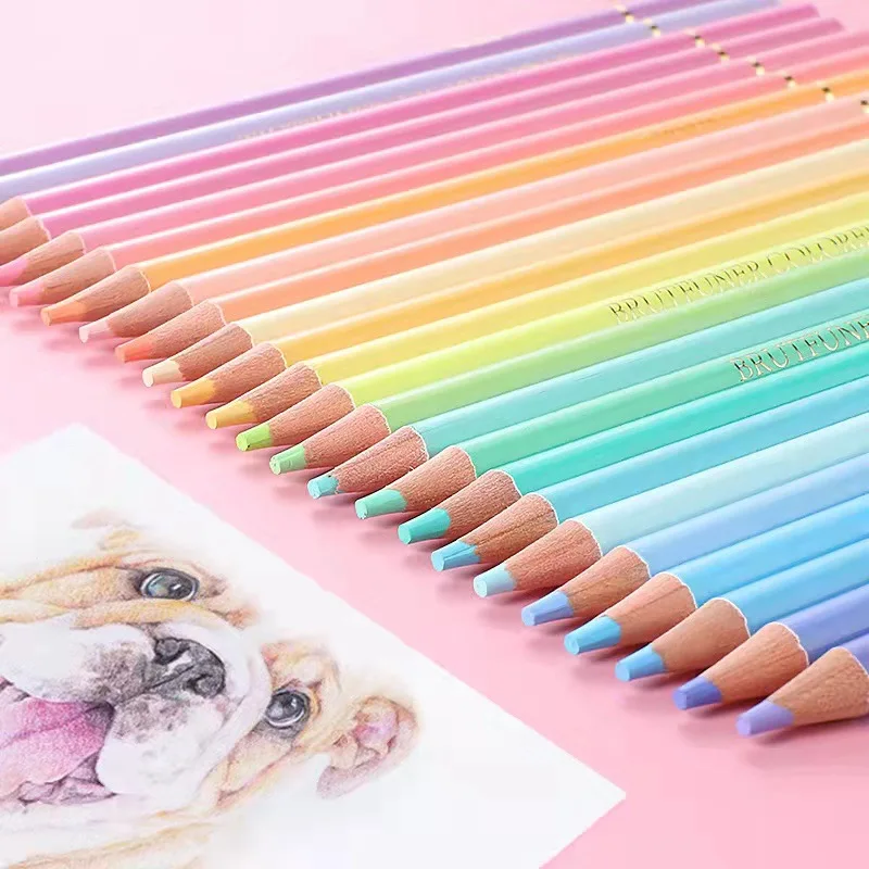 Macaron Pastel Colored Pencils for Kids