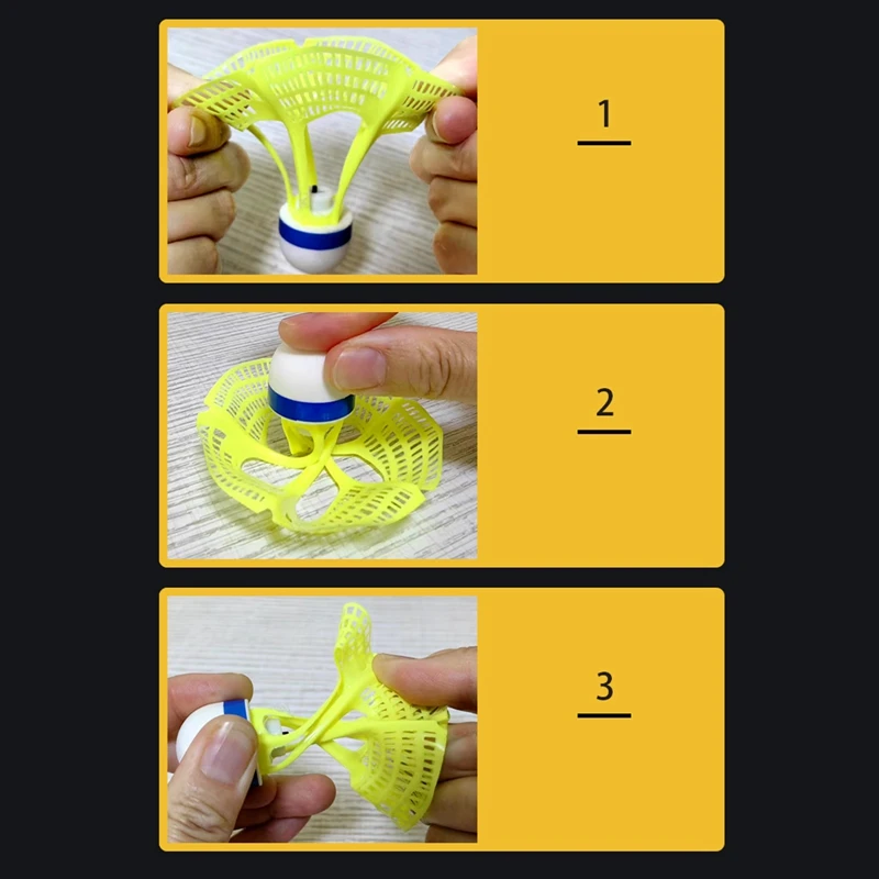 3Pcs/Set LED Light-up Badminton Balls Colorful LED Foamed Plastic Sport Badminton Shuttlecocks Children Luminous Set badminton ball,badminton shuttlecock