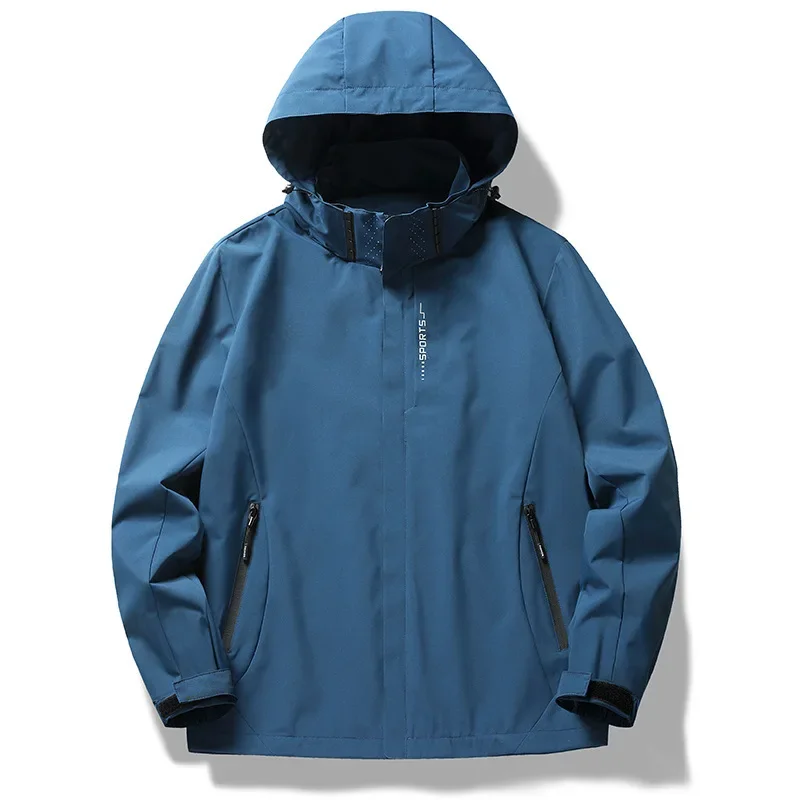 Outdoor Thin Hooded Waterproof Jacket 5