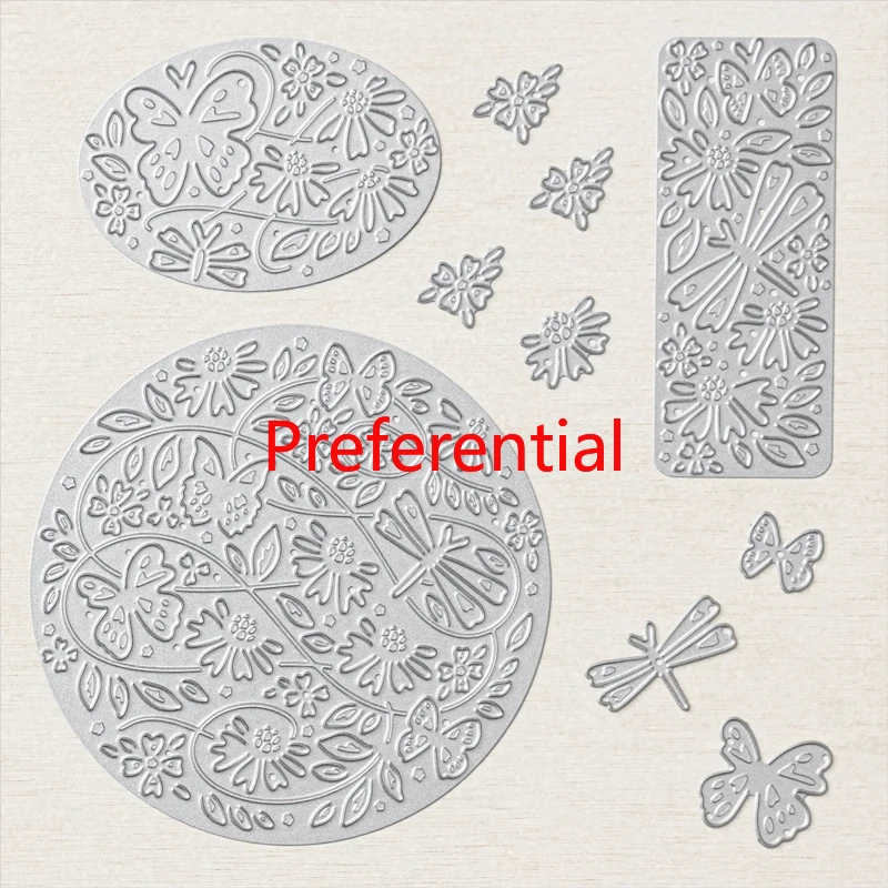 

2022 DIY Welfare Catalog Metal Cutting Die Scrapbooking For Paper Wreath Butterfly Decoration Embossing Frame Card Craft