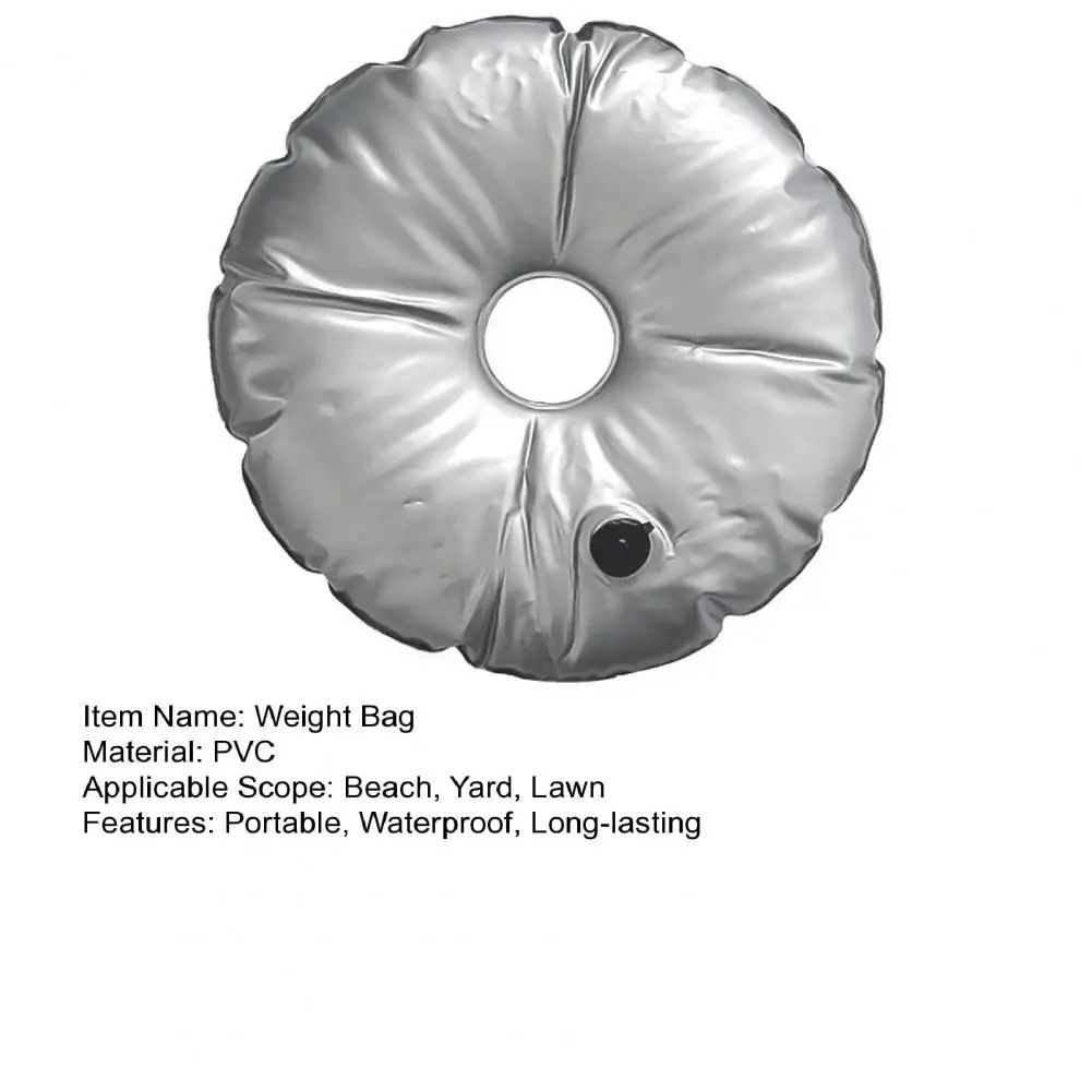 Weight Bag for Feather Flag Base Collapsible Round Flagpole Base Waterproof Weight Water Bag Portable Beach Sun Umbrella