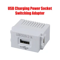 Panneau de chargement de téléphone portable, Module d'alimentation USB, prise 220V, transformateur 5V, 2,1 a, prise de courant USB, adaptateur de commutation 1