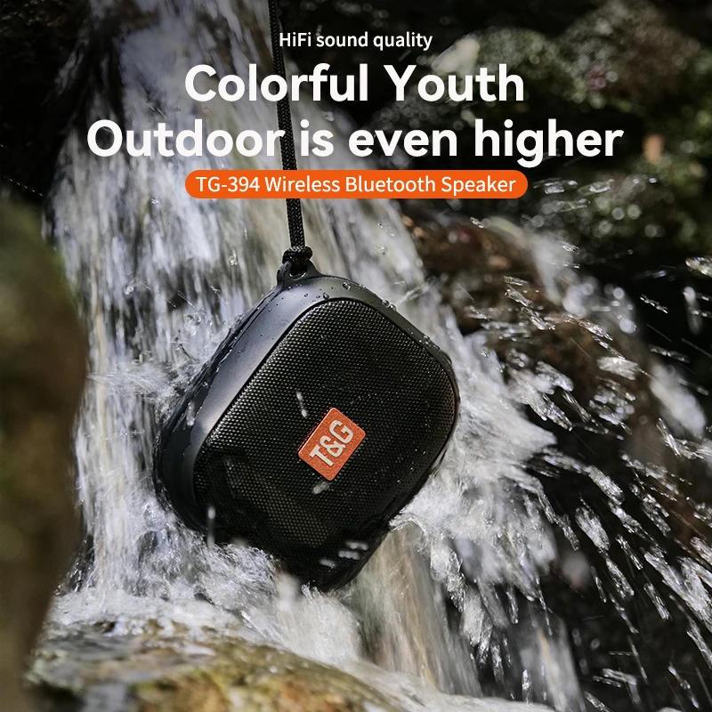 Wireless Bluetooth Speaker Outdoor Portable IPX7 Waterproof TWS Interconnection 360&deg; Surround HiFi Sound Quality TG394 bluetooth speaker,portable speaker,mini bluetooth speaker,audio speaker,mini sound box,hifi speaker