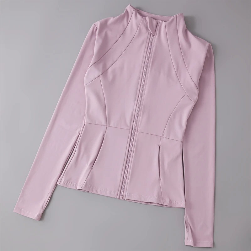 Yoga Clothes Windbreaker Sportswear Woman Running Long Sleeve Sweatshirt...